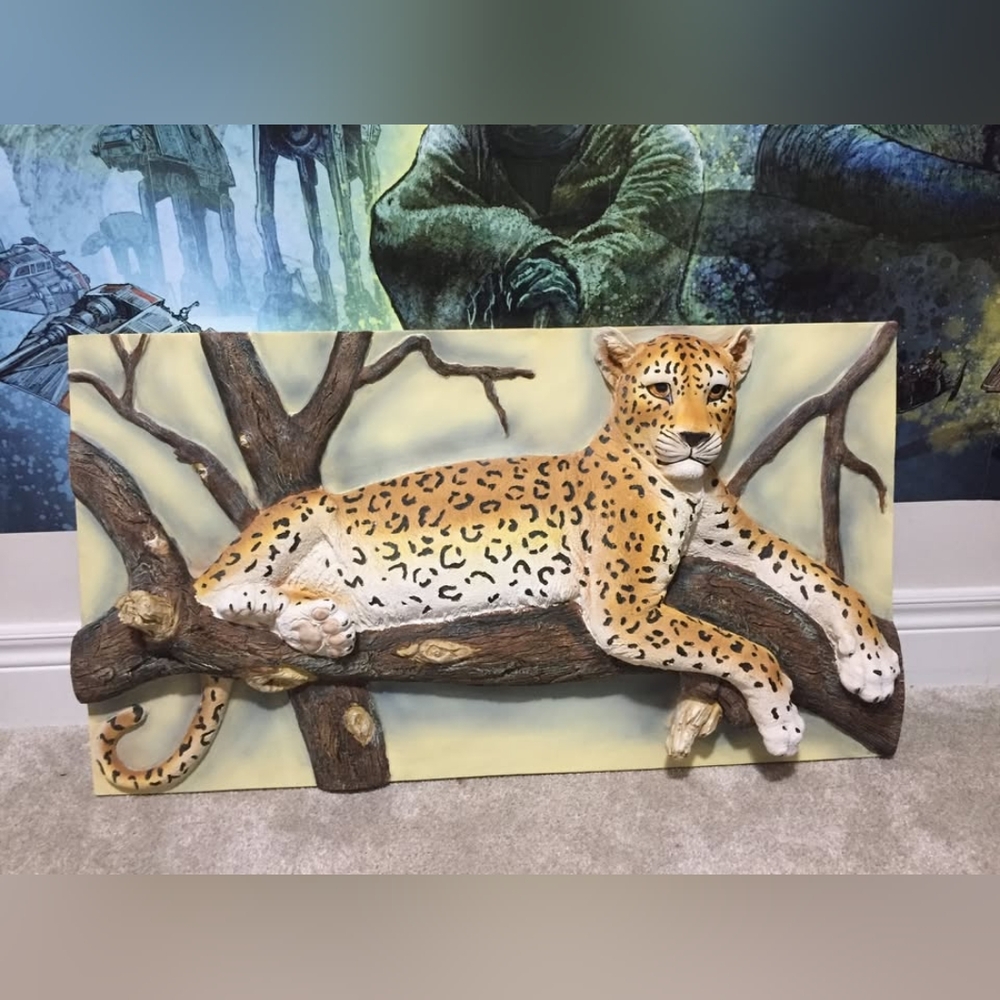 Design Toscano The Leopards Lair Sculptural Wall Décor